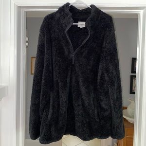 Faux Fur Quarter Zip